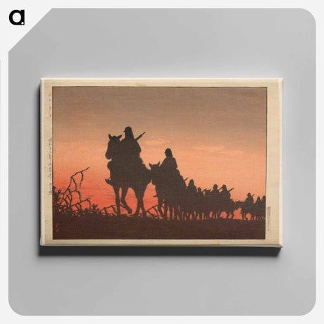 アートパネル-The Red Setting Sun
 - セントルイス美術館 Canvas.