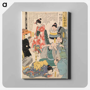 アートパネル-Parannuskeinoja - 歌川 国芳 Canvas.