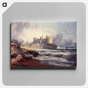 アートパネル-Conway Castle - ウィリアム ターナー Canvas.