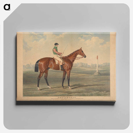 アートパネル-Racing: "Phosophorus", Rode by George Edwards, Winner of the Derby Stakes at Epsom
 - イェール大学アートギャラリー Canvas.