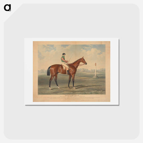 アートポストカード-Racing: "Phosophorus", Rode by George Edwards, Winner of the Derby Stakes at Epsom
 - イェール大学アートギャラリー Postcard.