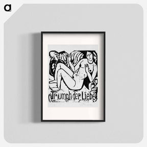 アートポスター-Triumph of Love - エルンスト ルートヴィヒ キルヒナー Poster.
