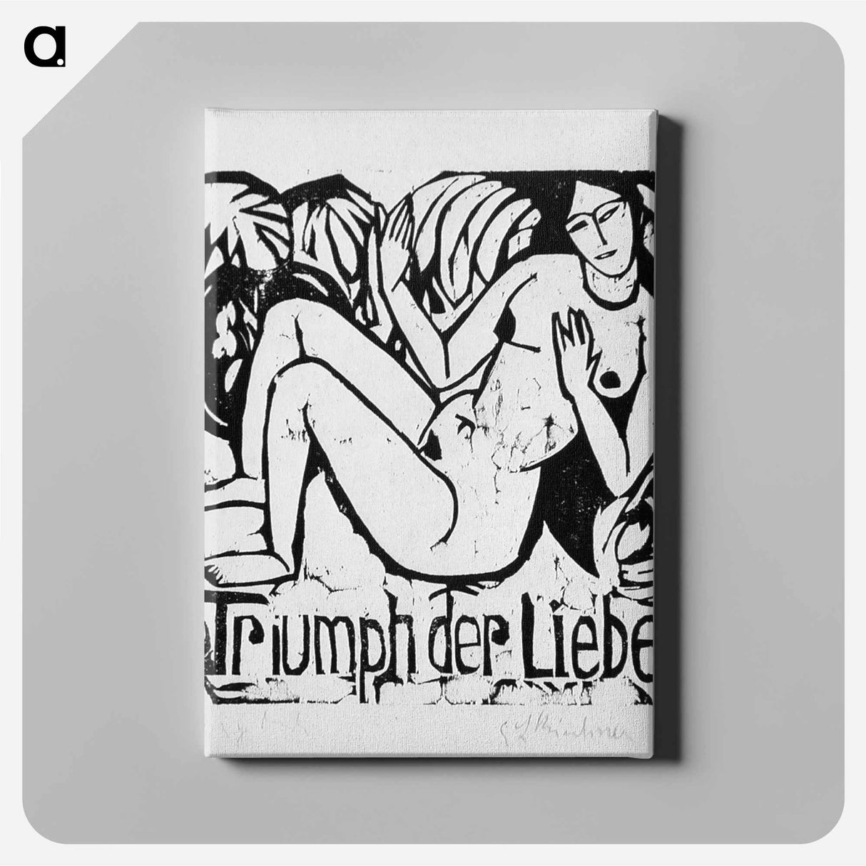 アートパネル-Triumph of Love - エルンスト ルートヴィヒ キルヒナー Canvas.