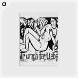 アートポストカード-Triumph of Love - エルンスト ルートヴィヒ キルヒナー Postcard.