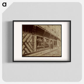 アートポスター-Maison 25 Rue Saint-Laurent, Beauvais
 - ウジェーヌ アジェ Poster.