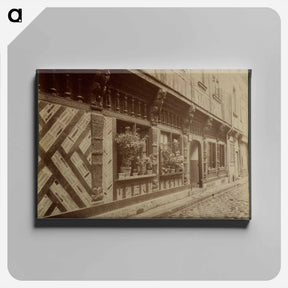 アートパネル-Maison 25 Rue Saint-Laurent, Beauvais
 - ウジェーヌ アジェ Canvas.