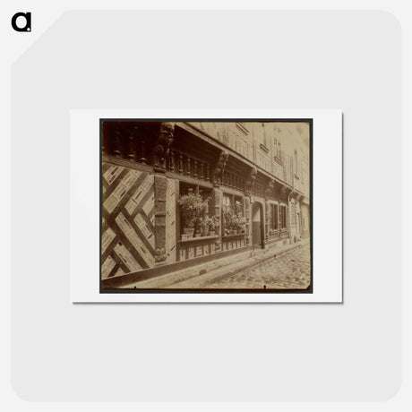 アートポストカード-Maison 25 Rue Saint-Laurent, Beauvais
 - ウジェーヌ アジェ Postcard.
