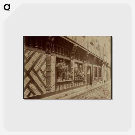アートポストカード-Maison 25 Rue Saint-Laurent, Beauvais
 - ウジェーヌ アジェ Postcard.