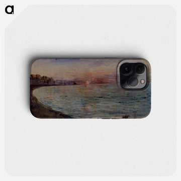 Cliffs near Dieppe - ウジェーヌ ドラクロワ Phone Case.