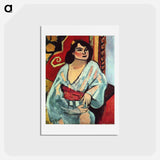 アートポストカード-Algerian Woman - アンリ マティス Postcard.