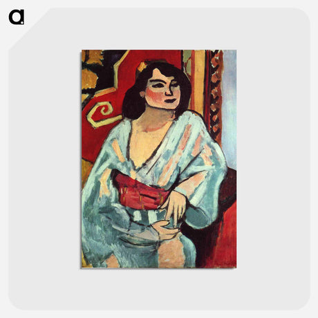 アートポストカード-Algerian Woman - アンリ マティス Postcard.