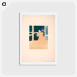 アートポストカード-Aux Ambassadeurs - chanteuse au café concert - アンリ ド トゥールーズ ロートレック Postcard.