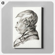 アートパネル-Bust of a boy - ジャン ベルナール Canvas.