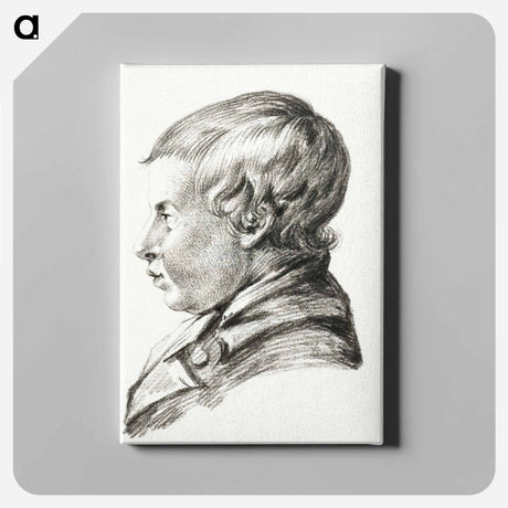 アートパネル-Bust of a boy - ジャン ベルナール Canvas.
