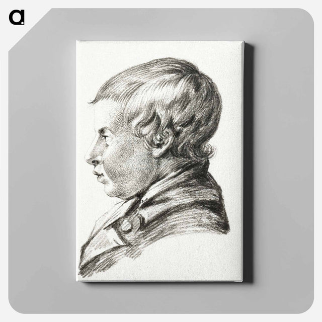 アートパネル-Bust of a boy - ジャン ベルナール Canvas.