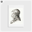 アートポストカード-Bust of a boy - ジャン ベルナール Postcard.