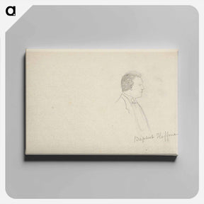 アートパネル-Portret van de operazanger Johann Baptist Hoffmann - ユリー デ フラーハ Canvas.