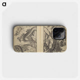 Collection of Short Poems in Chinese from Itako by Katsushika Hokusai - 葛飾 北斎 Phone Case.