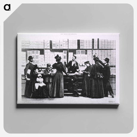 アートパネル-Advertisement for Sozodont, Showing Interior of Drugstore
 - 国立医学図書館 Canvas.