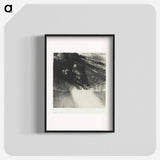 Larvae So Bloodless and So Hideous - オディロン ルドン Poster.