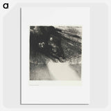 Larvae So Bloodless and So Hideous - オディロン ルドン Poster.