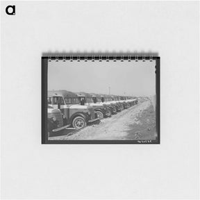 アートメモ帳-Lettuce Crates, Canyon County
 - ラッセル リー Memo.