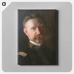 アートパネル-Portrait of Alfred Reynolds in the Taubman Museum of Art - トーマス エイキンズ Canvas.