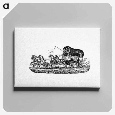 アートパネル-Horse Carriage from Aris-Nine, Or Dream And Reality
 - 大英図書館 Canvas.