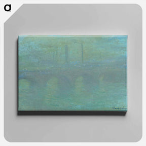 アートパネル-Waterloo Bridge, London, at Dusk - クロード モネ Canvas.