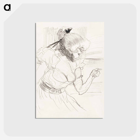 アートポストカード-At the Star, Le Havre - アンリ ド トゥールーズ ロートレック Postcard.