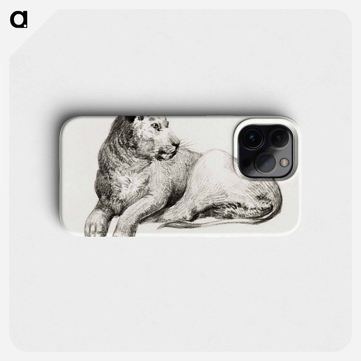 Lying lion - ジャン ベルナール Phone Case.