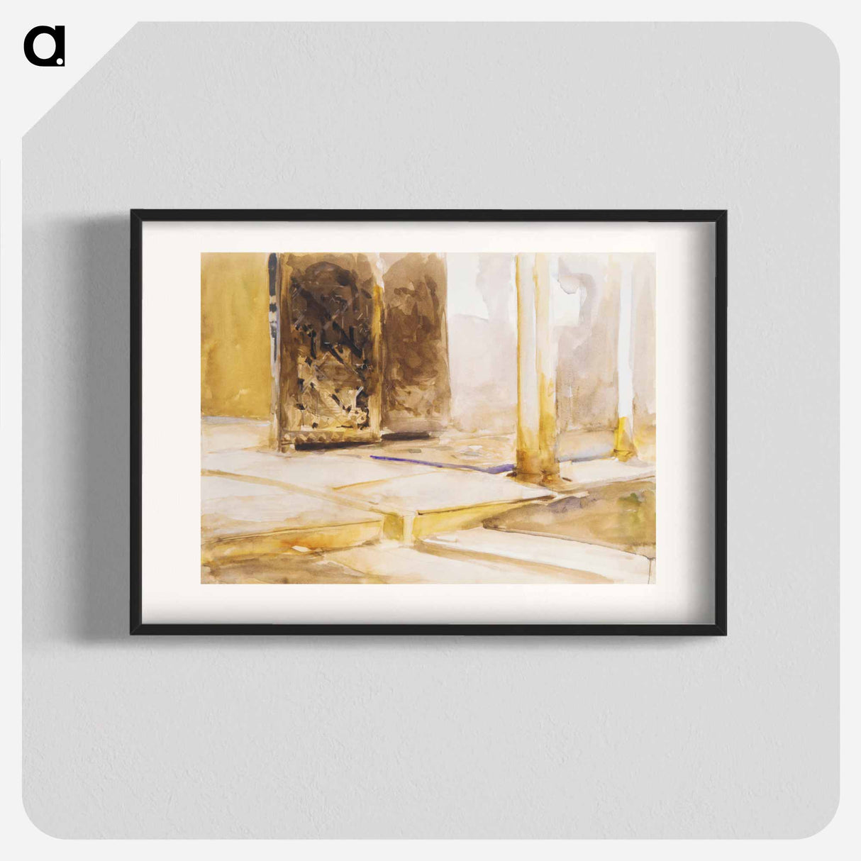 Patio de los Leones, Alhambra - John Singer Sargent Poster.