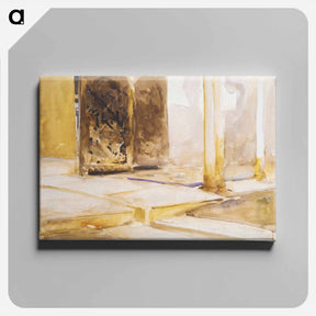 アートパネル-Patio de los Leones, Alhambra - ジョン シンガー サージェント Canvas.
