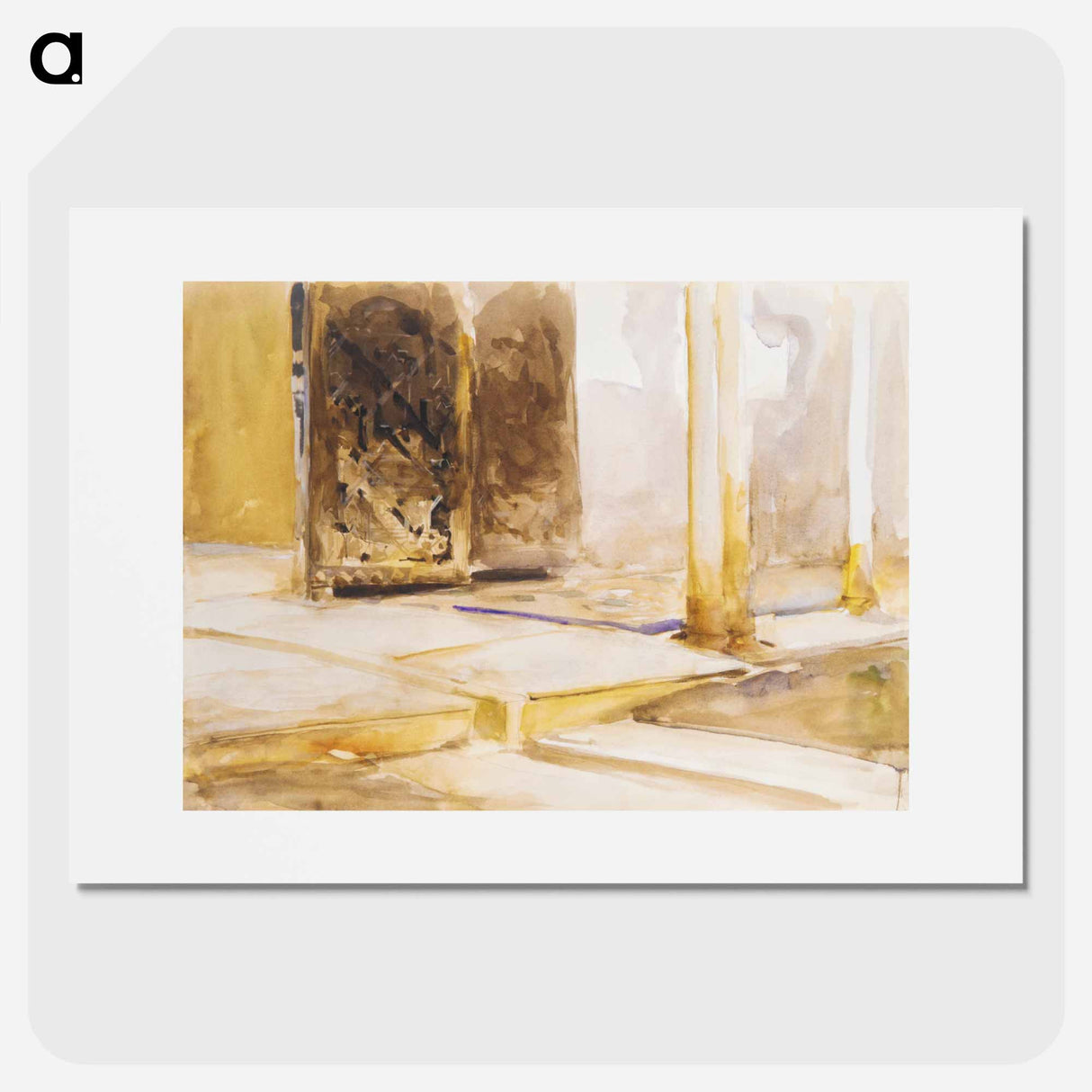 Patio de los Leones, Alhambra - John Singer Sargent Poster.