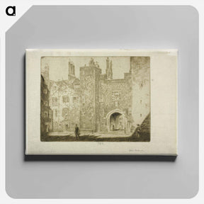 アートパネル-The Great Gate, Lincoln's Inn
 - ジョセフ ペネル Canvas.