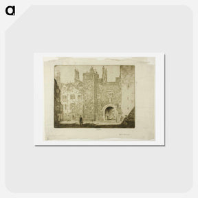 アートポストカード-The Great Gate, Lincoln's Inn
 - ジョセフ ペネル Postcard.