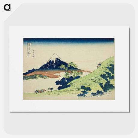 アートポスター-Hokusai's Thirty-six Views of Mount Fuji - 葛飾 北斎 Poster.