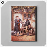 アートパネル-Aged Man Trying on Eyeglasses
 - 国立医学図書館 Canvas.