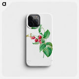 Raspberry - Pierre Joseph Redouté Phone Case.