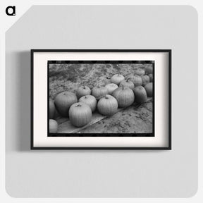 アートポスター-Pumpkins near Berlin
 - ラッセル リー Poster.