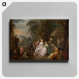 アートパネル-Repose in a Park
 - セントルイス美術館 Canvas.