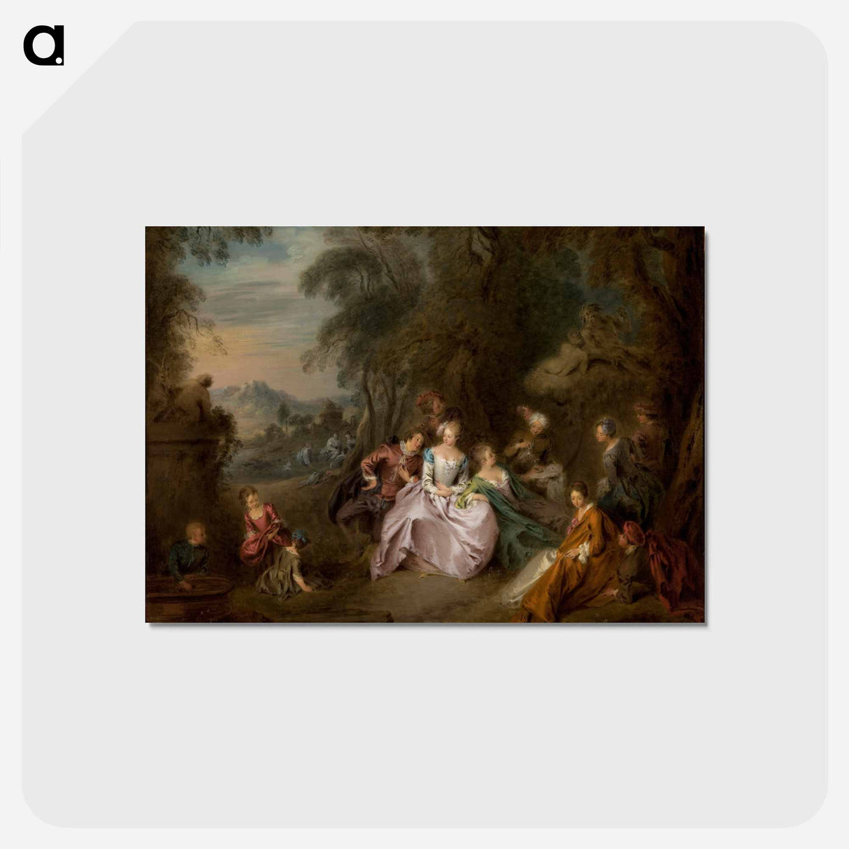 アートポストカード-Repose in a Park
 - セントルイス美術館 Postcard.