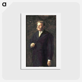 アートポストカード-Portrait of Charles Edmund Dana - トーマス エイキンズ Postcard.