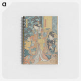 アートメモ帳-Right Sheet of a Vertical Ōban Triptych
 - 歌川 国貞 Memo.