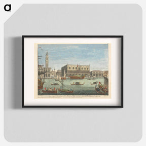アートポスター-A Prospect from the Sea of little St. Mark's Place with the Publick Buildings on either side.
 - イェール大学アートギャラリー Poster.