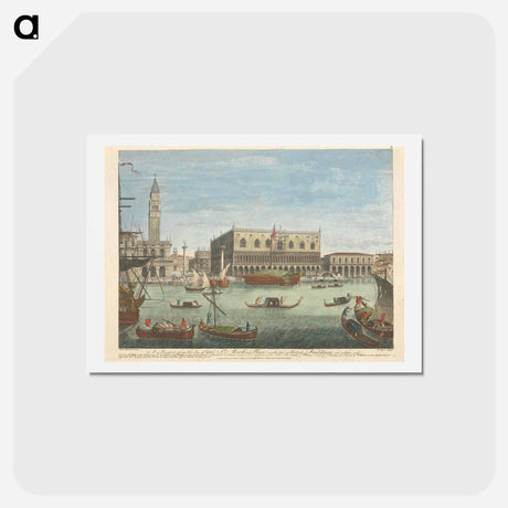 アートポストカード-A Prospect from the Sea of little St. Mark's Place with the Publick Buildings on either side.
 - イェール大学アートギャラリー Postcard.