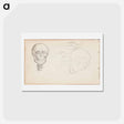 アートポストカード-(unknown) part of a sketchbook - アルバート エーデルフェルト Postcard.