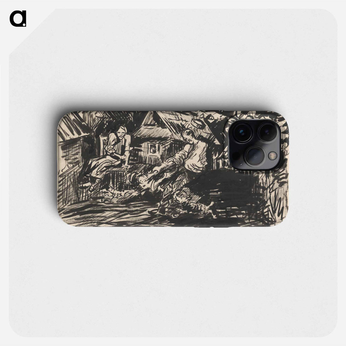 Farm yard - アーノルド ピーター ワイズ クビンチャン Phone Case.