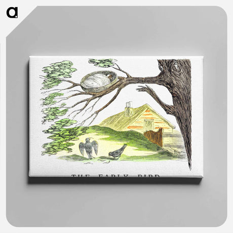 アートパネル-The Early Bird From Un-Natural History Not Taught In Bored Schools
 - 大英図書館 Canvas.
