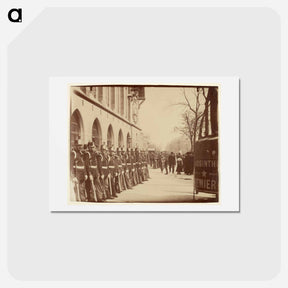 アートポストカード-Gardes Républicains devant le Palais de Justice
 - ウジェーヌ アジェ Postcard.